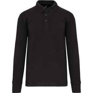 WK. Designed To Work Sweater met polokraag WK4000 - Dark Grey - XL