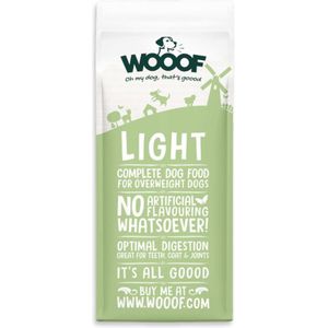 WOOOF Light 14KG - Geperst light hondenvoer - Geperste light hondenbrokken - Overgewicht - Lichtverteerbaar - Light droogvoer - 14KG
