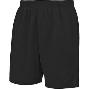 Unisex korte broek 'Cool Short' met elastiek Black - XL