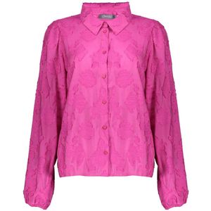 Geisha Blouse Blouse Met Structuur Bloemen 53754 20 Pink Dames Maat - 3XL