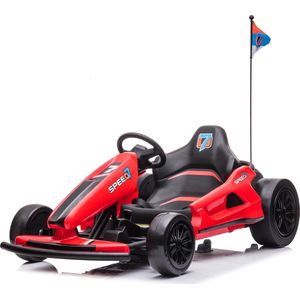 Drift Kart Race Edition Deluxe / Drift Trike / Go Kart - Elektrisch - Rood - Kars Toys - 24V Accu