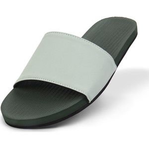 Indosole Slides Color Combo - Maat 41/42 - Dames Slippers - Groen