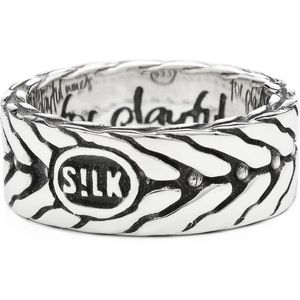 SILK Jewellery - Zilveren Ring - Chevron - 167.21 - Maat 21,0