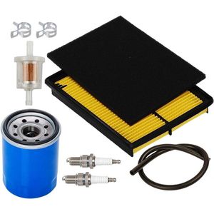 Luchtfilter Pre Cleaner, Oliefilter, Brandstoffilter, Lijn Spark Plug Tune Up Kit voor Honda GX610 GX620 GX670 GXV620 GX610KS 18 20 24HP - Vervang 17210-ZJ1-841 17210-ZJ1-842