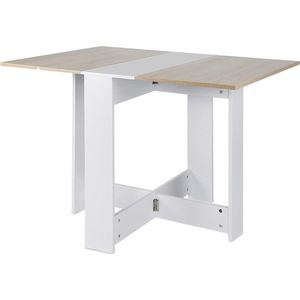 Eettafel uitschuifbaar - Inklapbaar - Ruimtebesparend - Moderne look