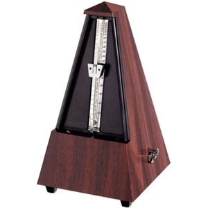 Wittner M 845 111 metronoom Pyramide Mahagoni, Kunststofbehuizing - Accessoire voor keyboards