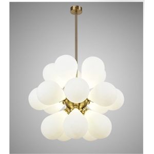 Industriële Plafondlamp - 18x G9 - 40W - Kroonluchter - Hanglamp - Luxe Goudenlamp