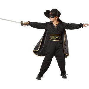 dressforfun - Zorro 116 (5-6y) - verkleedkleding kostuum halloween verkleden feestkleding carnavalskleding carnaval feestkledij partykleding - 302588
