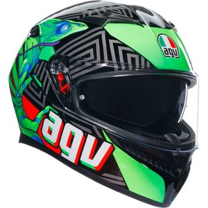 Agv K3 E2206 Mplk Kamaleon Black Red Green 013 L - Maat L - Helm