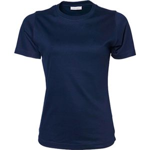 Women´s Interlock T-shirt met korte mouwen Navy - XXL