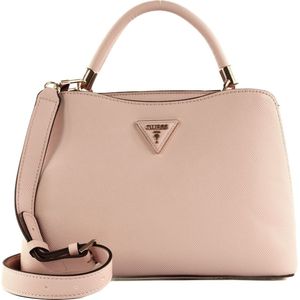 GUESS Schoudertas Handtas Gizele Compartment Satchel Light Rose Roze