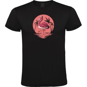Klere-Zooi - Flamingo - Heren T-Shirt - 3XL