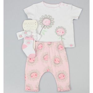 Pure & Soft - baby cadeauset / kledingset - 4-delig - maat 56