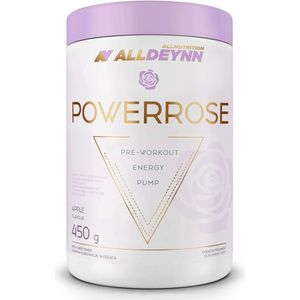 Alldeynn | Powerrose | Smaak: Bubble gum | 450 gram | Pre work-out | vrouwen | supplement | kan helpen met energy | focus, kracht | snel herstel, Uithoudingsvermogen | betere prestaties | betere doorbloeding | tegen Melkzuur | harder trainen, sterker