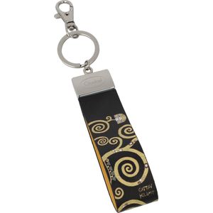 Goebel - Gustav Klimt | Sleutelhanger De levensboom | Kunstleer - 16cm