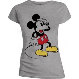 DISNEY - T-Shirt - Mickey Mouse Confusing Face - GIRL (XL)