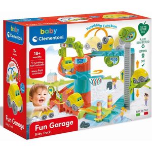 Baby Clementoni - Speelgoedgarage Baby, Activiteitencentrum 2 delig, 18+ maanden - 17404