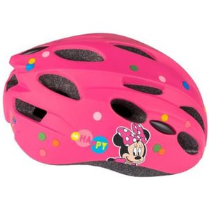 Disney Fietshelm Minnie Junior Polycarbonaat Roze Maat 52-56