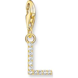 Thomas Sabo - 1975-414-14 - Charm - Dames - 925er Zilver geel verguld - Letter L