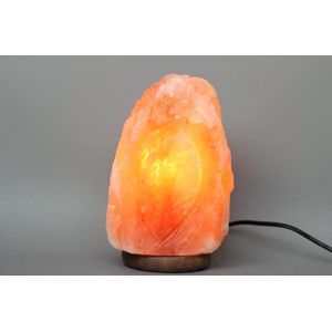 Zoutlamp 4/6 kg Blad gegraveerd