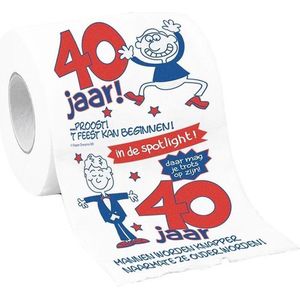 Toiletpapier 40 jaar man