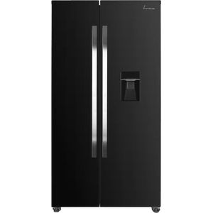 Fram Amerikaanse Koelkast – Side-by-Side – 439L – Waterdispenser – No Frost – LED Touch Display – Zwart