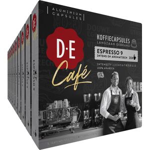 Douwe Egberts D.E Café Espresso Koffiecups - Intensiteit 9/12 - 10 x 20 capsules