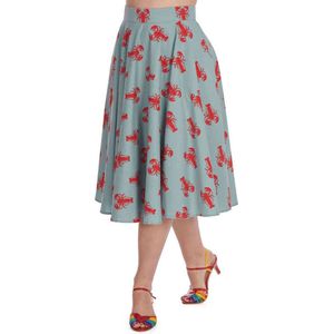 Banned - Lobster Love Rok - S - Blauw