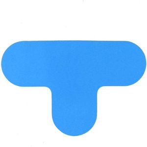 T-stuk - Blauw 290 x 190 mm Anti-slip-vloersticker