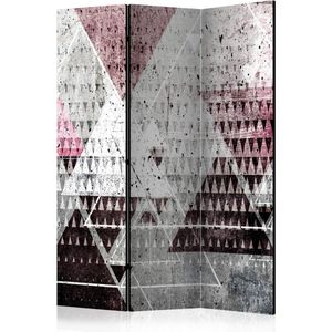 Kamerscherm - Scheidingswand - Vouwscherm - Triangles [Room Dividers] 135x172 - Artgeist Vouwscherm