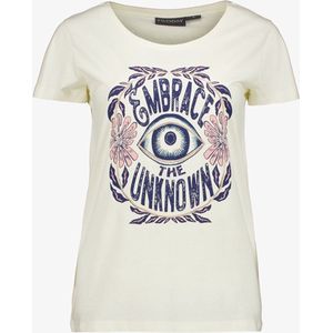 TwoDay dames T-shirt met print wit - Maat S