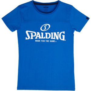 Spalding Essential Logo T-Shirt Dames - Royal | Maat: M