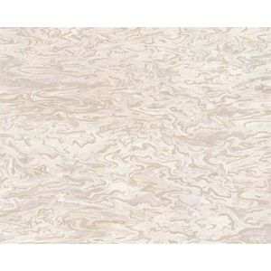 CHIQUE MARMER BEHANG | Glinster Effect - crème pastelpaars champagne - A.S. Création My Home My Spa
