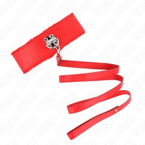 KINK - KETTING MET RIEM 116 CM MET ZILVEREN STUDS MODEL 4 ROOD VERSTELBAAR | BONDAGE | KETTING | BONDAGE KETTING | HALSBAND | EXTREME BDSM | SEKSSPEELTJES VOOR KOPPELS | SEKSSPEELTJES VOOR VROUWEN | SEX TOYS VOOR VROWEN | SEX TOYS VOOR KOPPELS