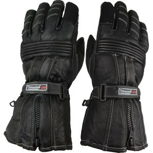 Merkloos Scooter/motorhandschoen - Waterproof Zwart - Maat M