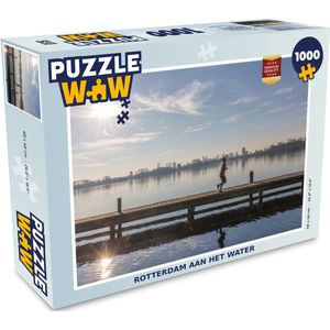 Puzzel Rotterdam - Skyline - Water - Legpuzzel - Puzzel 1000 stukjes volwassenen