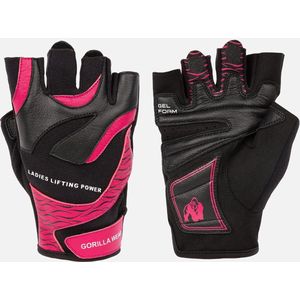 Gorilla Wear Dames Fitness Handschoenen 2.0 - Zwart/Roze - M