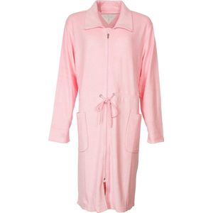 Tenderness - Dames Badjas - Kamerjas - Badstof - Roze - Maat XL