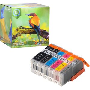 Ink Hero - 6 Pack met grijs - Inktcartridge / Alternatief voor de Canon CLI-571 PGI-570 PIXMA MG7750, MG7751, MG7752, MG7753, TS8050, TS8051, TS8052, TS8053, TS9050, TS9055