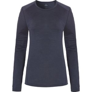 NOMAD® Tech Thermal Longsleeve Dames | Donkergrijs | M | Baselayer Vrouwen | Merinowol en polyester mix | Thermoregulatie en vochttransport | Anti-geur Thermoshirt