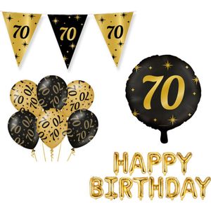 Classy Party 70 jaar verjaardag versiering pakket M