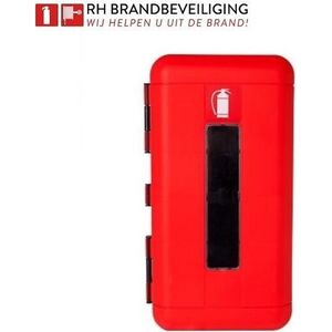 Brandblusserkast voor 6 kg - liter brandblussers - beschermkast - kunststofkast - poederblusser 6 kg - schuimblusser 6 liter