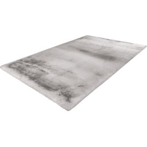 Lalee Eternity Zacht hoogpolig vloerkleed comfy superzachte Fluffy kleed 120x170 cm Zilver grijs