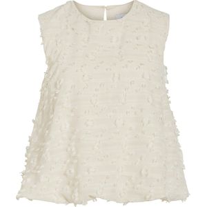 Vila Top Viingrid S/l Top 14110109 Birch/hairy Dames Maat - 36