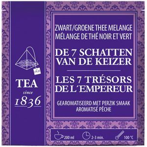 TEA since 1836 - Zwart/Groene Thee met Perzik
