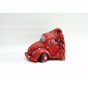 Sculptuur - 17 cm breed - Beeld miniatuur auto - mannencadeau - modelwagen - deurstopper