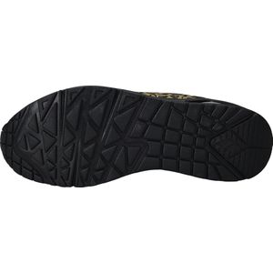 Skechers JGoldcrown Uno Golden Heart - Dames - Zwart - Maat 42