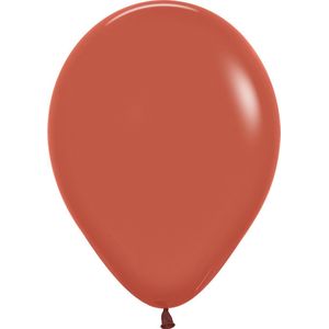Sempertex ballonnen Fashion Terracotta | 50 stuks | 12 inch | 30cm