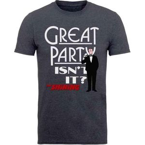 The Shining Heren Tshirt -XXL- Great Party Grijs