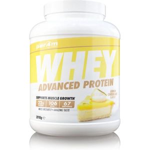 Per4m - Advanced Whey Protein - Lemon Cheesecake - Proteine poeder - Eiwit shake - Eiwitpoeder - 2.01kg - Whey Protein - Eiwitshakes - Whey Proteine - Protein - Proteine - Proteine Shake - Shake - Fitness - Krachttraining - Gym